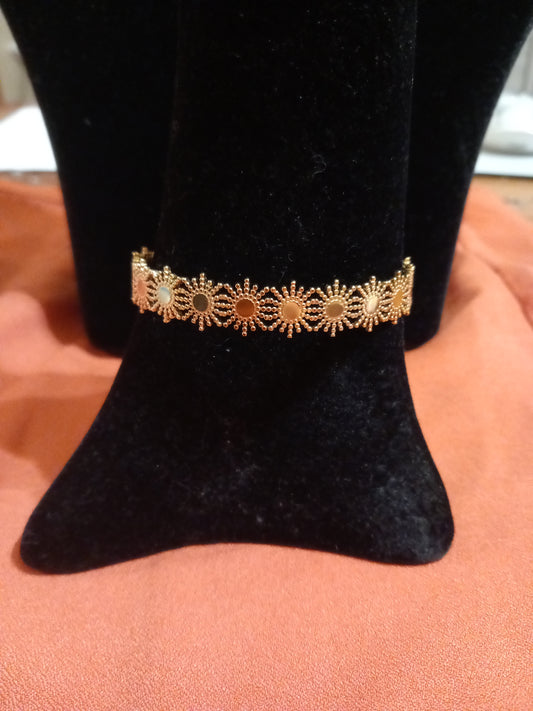 Bracelet jonc "soleil"